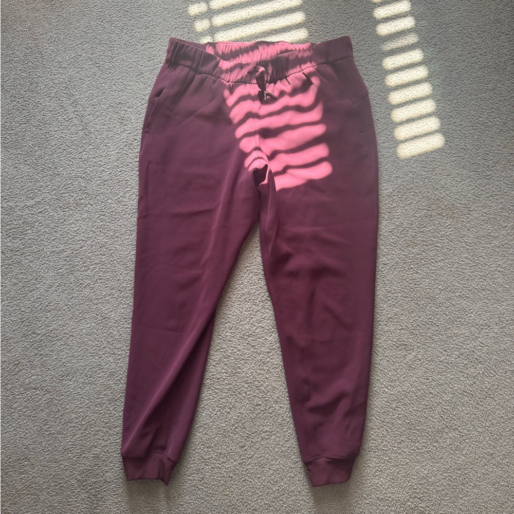 Lululemon Maroon Joggers Size 10